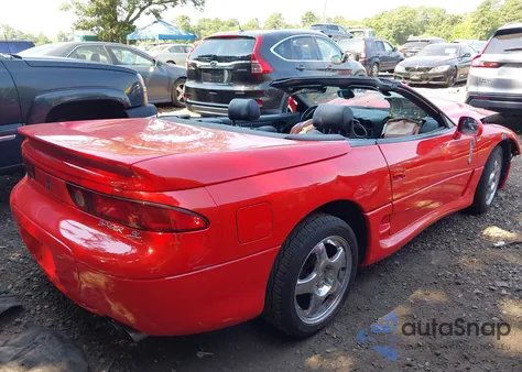 1995 Mitsubishi 3000 Gt Spyder Sl from USA, damaged, VIN JA3AV65J8SY817634